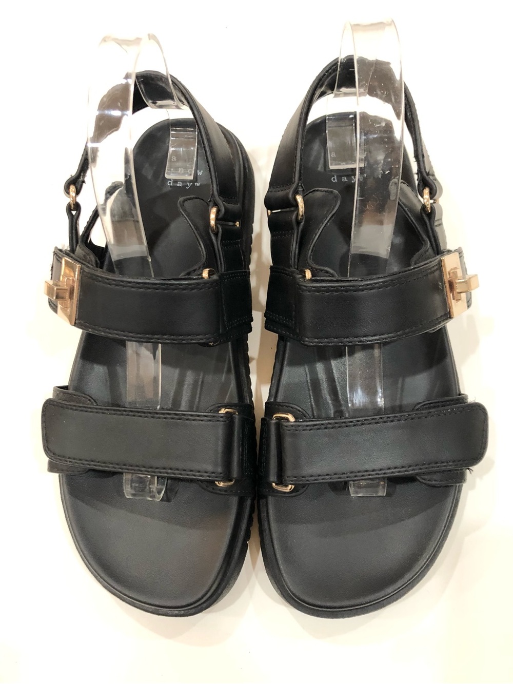 Black Buckle Sandals - Picture 10 of 10